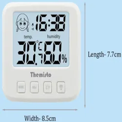 Zeal Make Wet Dry Bulb Hygrometer, Display Type Digital