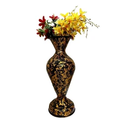 Black color ceramic Decorative Flower Vase Large Size