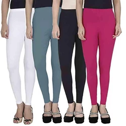 Ladies Multicolor Leggings Ankle Length Combo Manufacturers