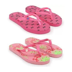 All Season Multicolor Women's Slippers Flip Flops Collection