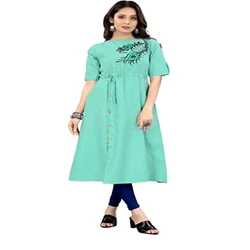 Fashionable Multi-Colored Cotton Kurta Ladies New Design