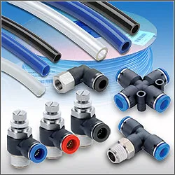 One Touch Pneumatic Fitting, Max operating pressure 10MPa at 20DegC