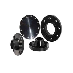 Black Colored Polished Carbon Steel Flanges Exporter
