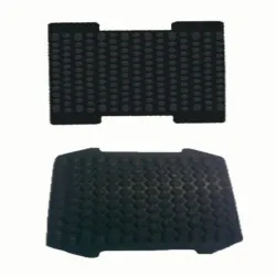 Rubber And Rail Pads, Color Black