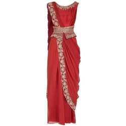 Excellent Quality Wonderfully Crafted Designer Drape Saree