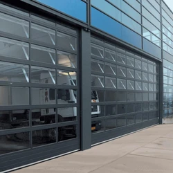 Attractive Industrial Transparent Sectional Overhead Doors
