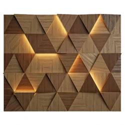 Wooden Wall Panelling Designs Square Shaped Wooden Tiles