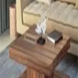 Z 207 Table, Table Top Material Natural Wooden And Natural Polish