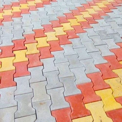 Multicolor Ceramic Paver Tiles for the Interior