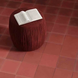 Plain Red Floor Paver Tiles