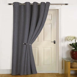 Plain Door Curtains