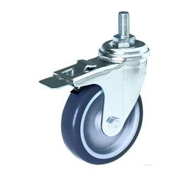 Wheels Caster Rubber 