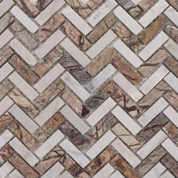 Zig Zag Mosaic Tiles