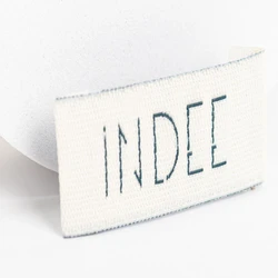 White Woven Labels