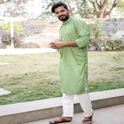 Plain Cotton Kurta 