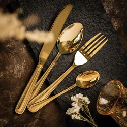 Gold Cutlery Set