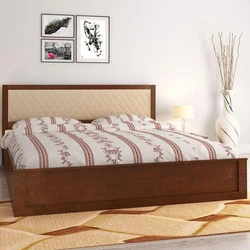 Brown Double Bed
