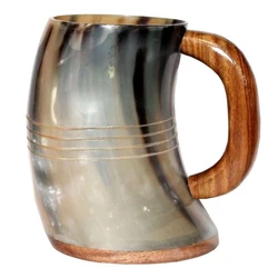 Light Brown Horn Mug