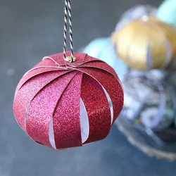 Handmade Paper Xmas Ball