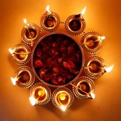 Diya Decorative Tray