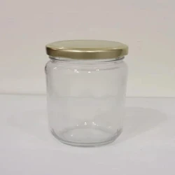 Round Glass Jars 