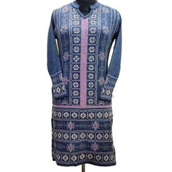 Blue Woolen Kurti