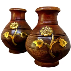 Wooden Flower Pot