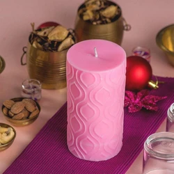 Pillar Embossed Candles