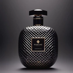 Black Glossy Perfume Bottle