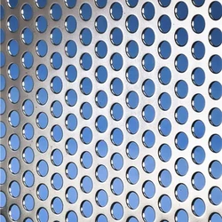 High-Quality Round Stainless Steel Flat Perforated Metal Sheet