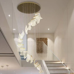 White Acrylic Chandelier
