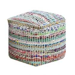 Multi-shape Cotton Poufs