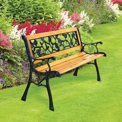 Rectangular Park Bench