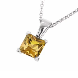 Yellow Gemstone Necklaces