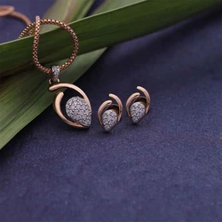 Diamond Pendant Set