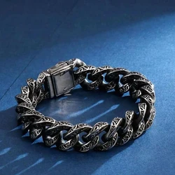 Oxidised Silver Bracelet