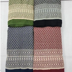 Fancy Multicolored Rayon Schiffli Fabric Women Men Wear