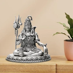 Silver Shiva Statue