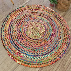 Arts Jute Braided Round Rug