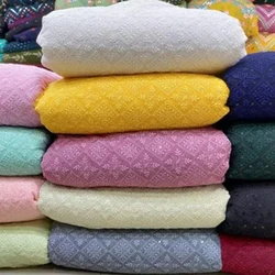 Fantastic Georgette Schiffli Fabric Fully Semi-Stitched