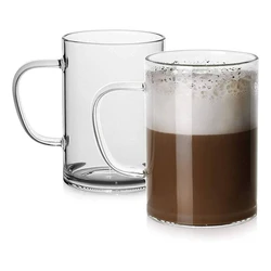 Glass coffee mugs