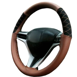 Brown Steering Wheel Cover