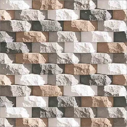 Heavy Depth Ceramic Front Elevation Wall Tiles Texture