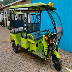 Operated E Rickshaw