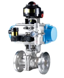 Cut-off Metallic Ball Valve 304/316 Stainless Steel Valve with Pneumatic Actuator Regulating Valves