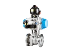 Pneumatic PTFE-Lined Regulating Ball Valve