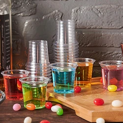 plastic shot glasses with lids, Mini type, Condiment