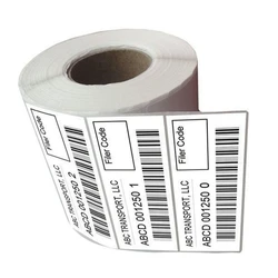 Pvc Barcode Printed Label, Printed pattern,70 gsm