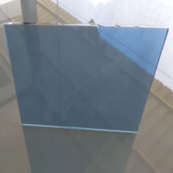 Tinted Blue Glass