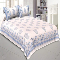 Block Printed Bed Sheet 